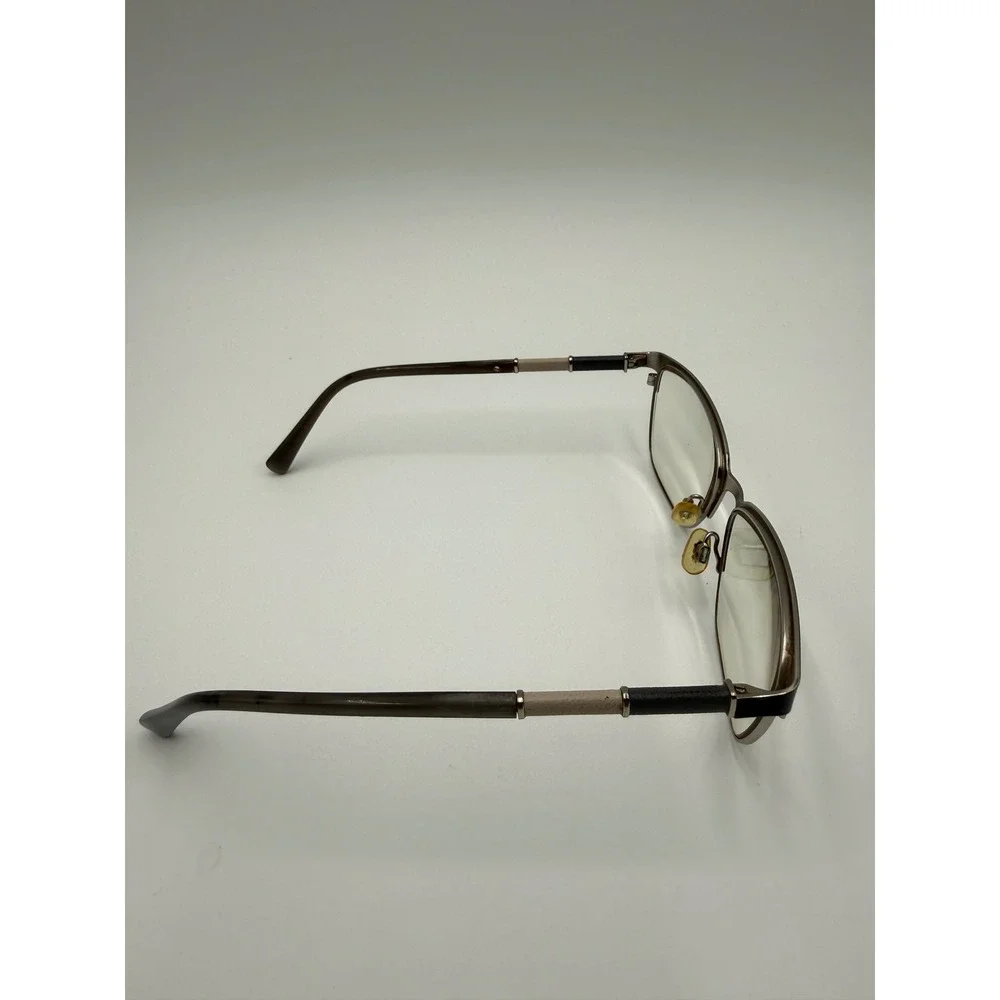 Cole Haan Eyeglasses Women Gunmetal Black Good Rectangular Metal Frame